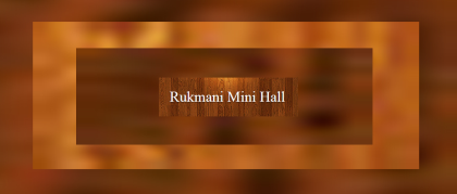 Rukmani Mini Hall