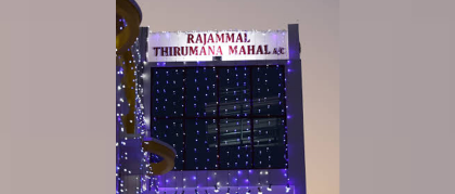 Rajammal Thirumana Mahal A/c